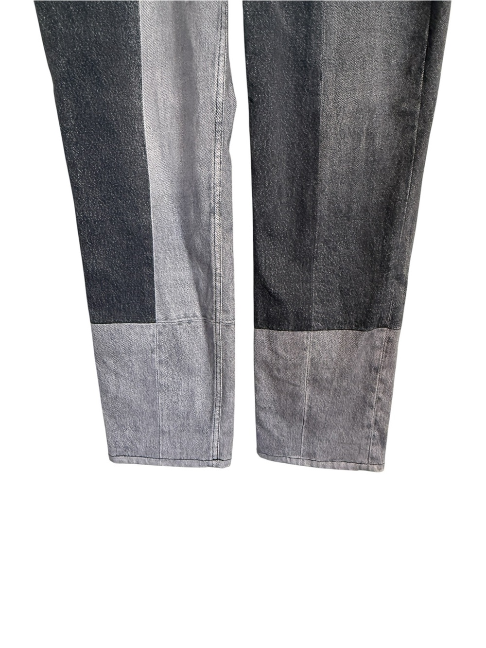 Rag & Bone Miramar Wren Slim Straight Pants Byron Greyscale Faux Denim Womens 28 - Picture 5 of 15